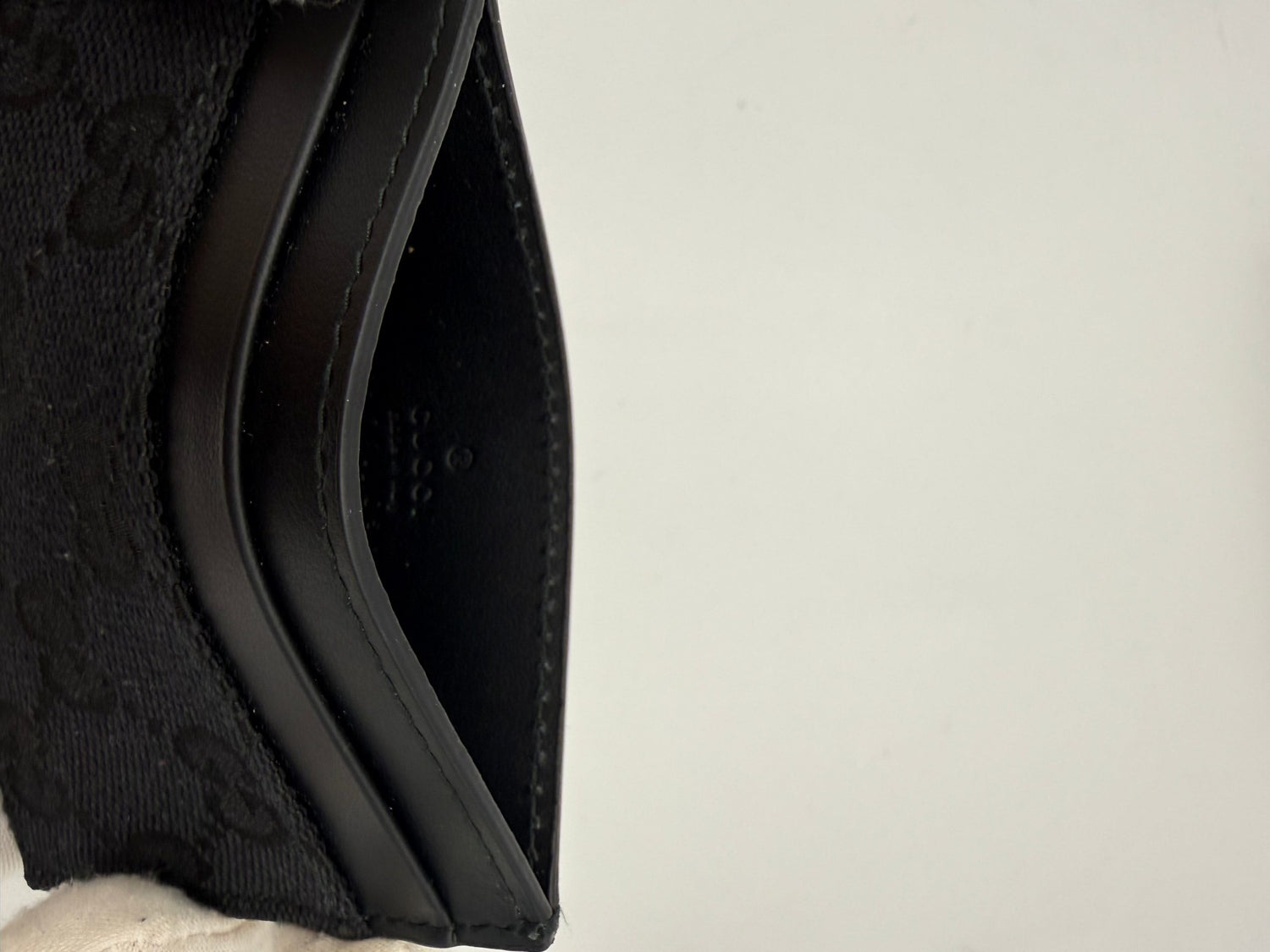 GUCCI GG Canvas Black Cardholder