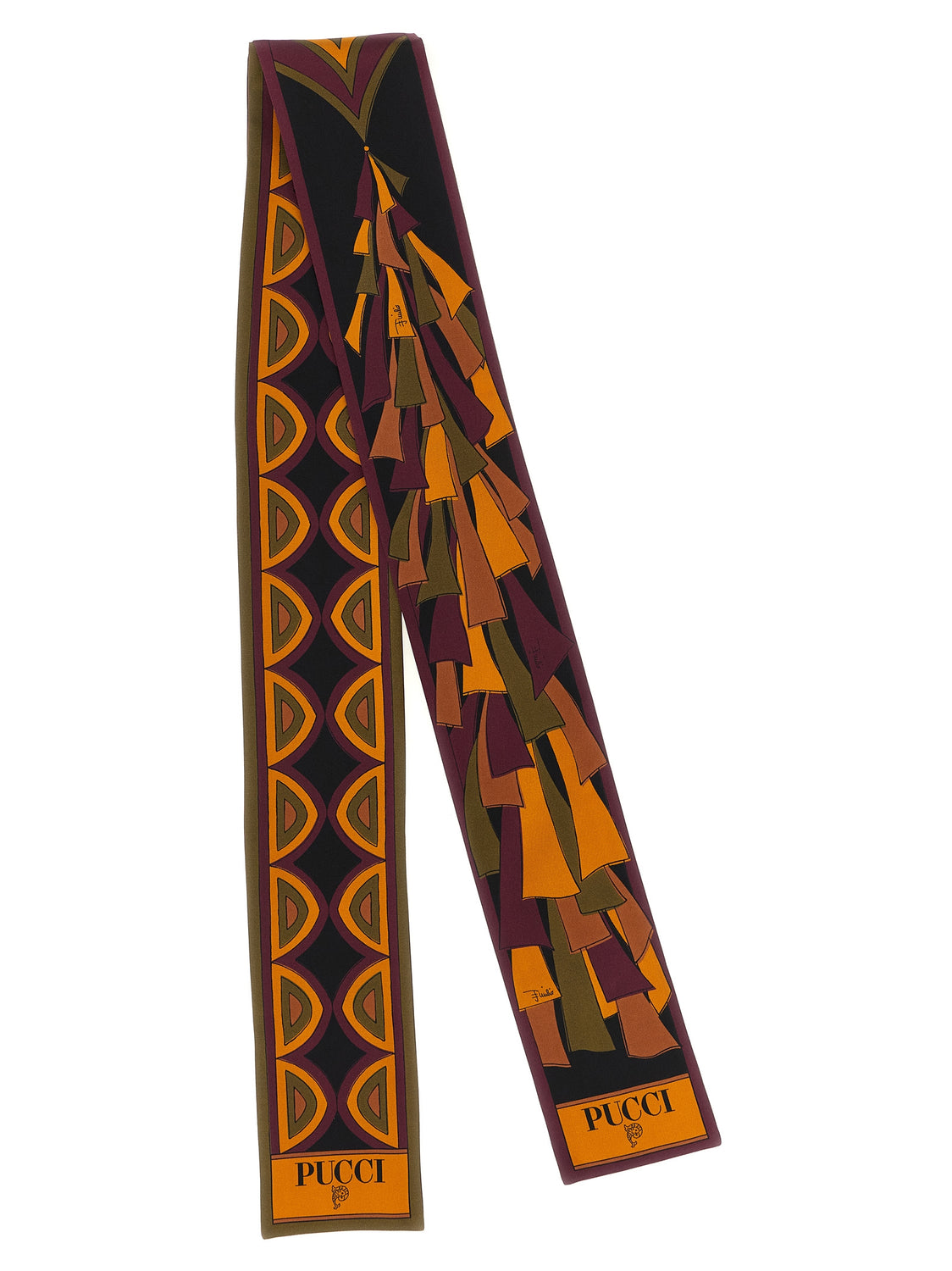 Multicolor Silk Scarf