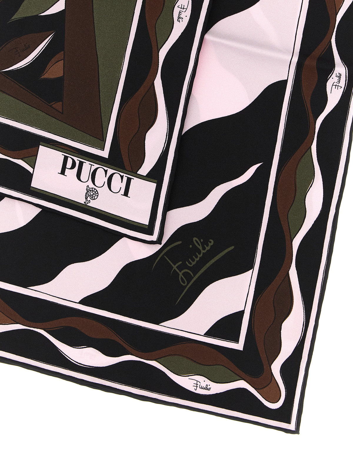 Multicolor Silk Scarf