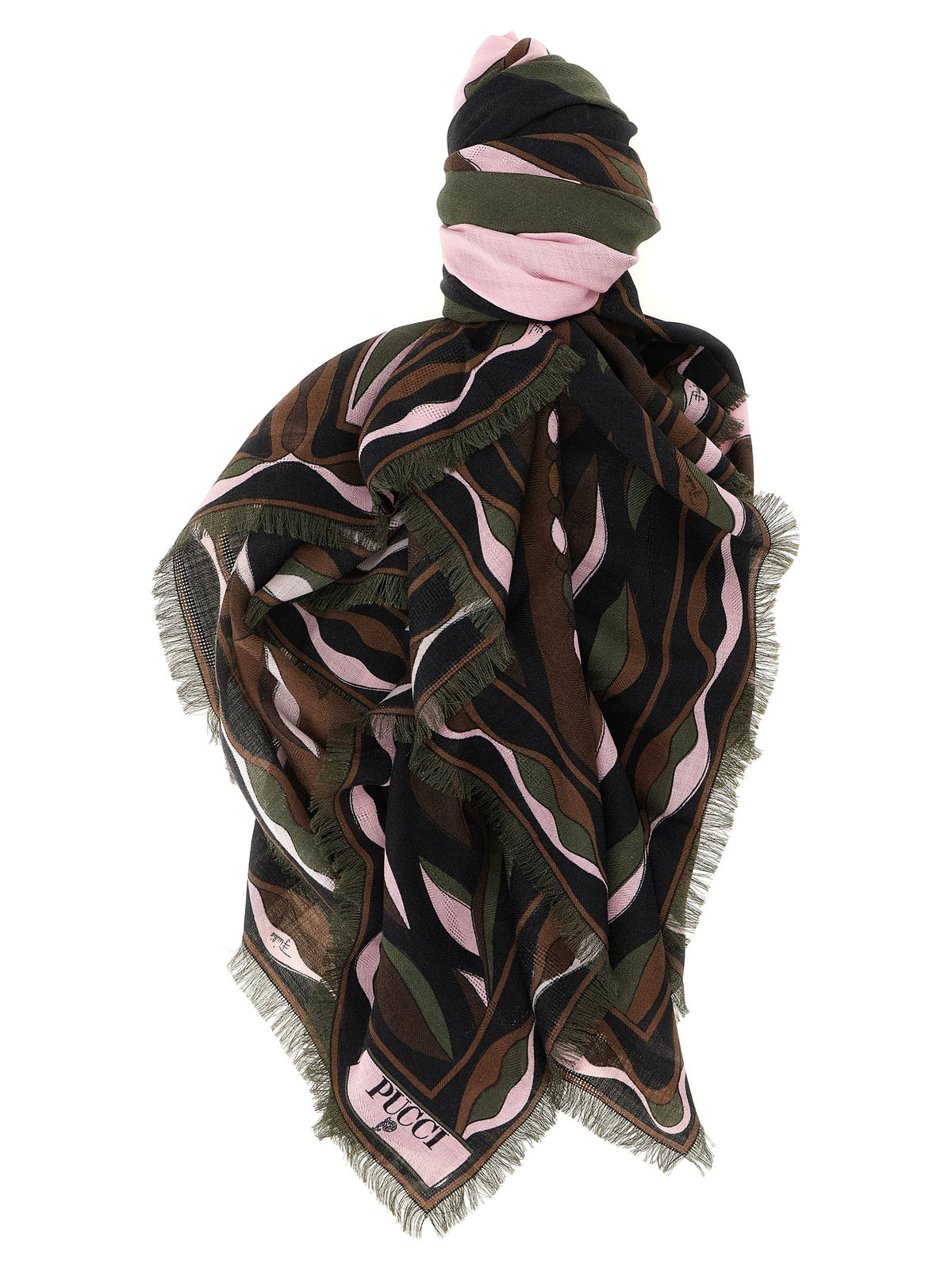 Multicolor Silk Scarf