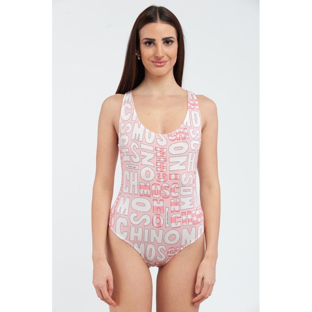 Multicolor Cotton One-Piece Swimsuit