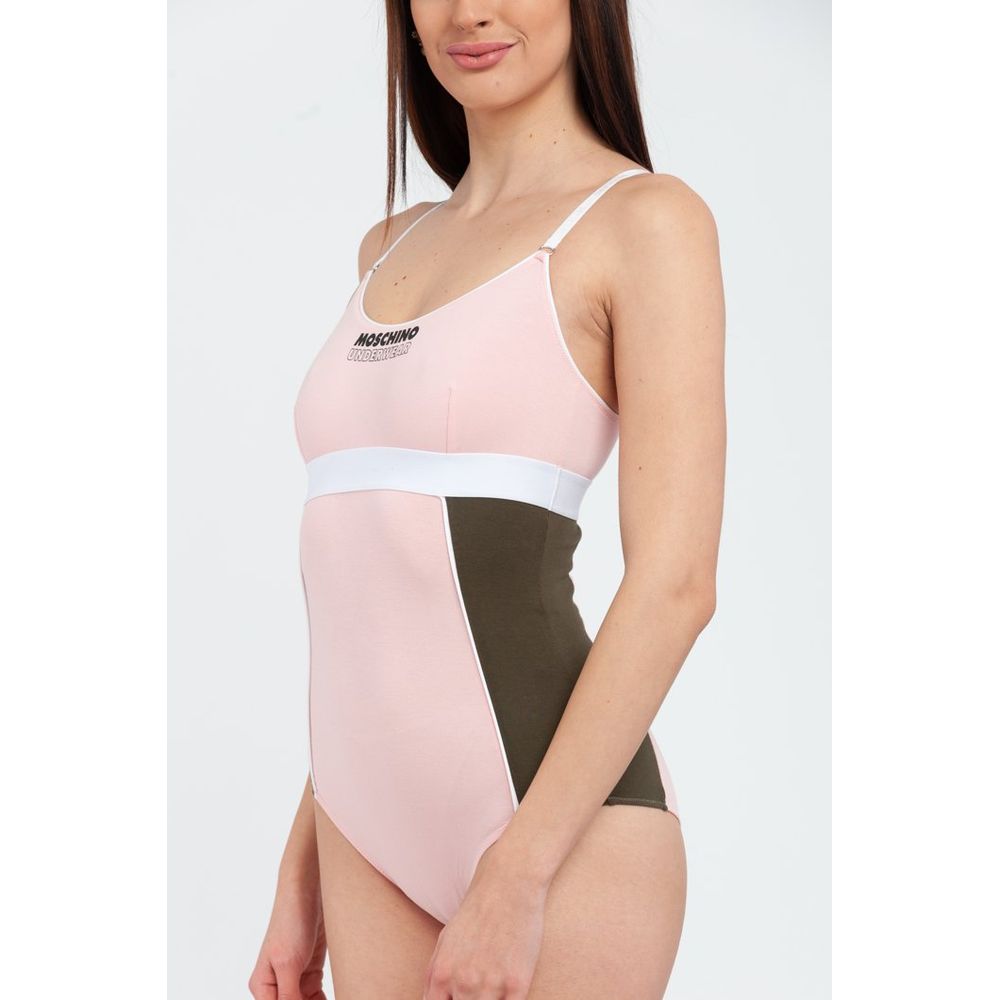 Multicolor Cotton One-Piece Swimsuit