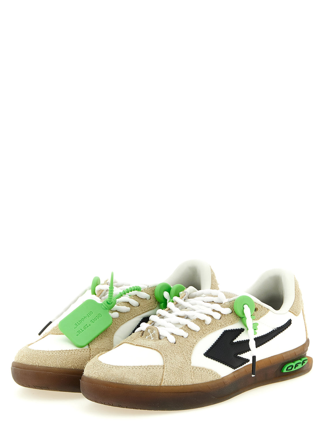 Multicolor Nylon Athletic Sneakers