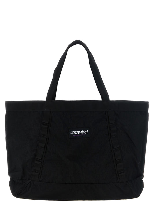 Black Nylon Tote Bag