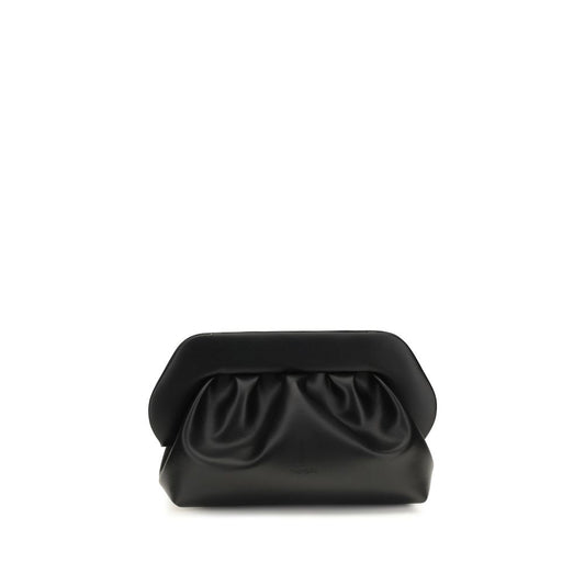 Black Vegan Leather Clutch Bag