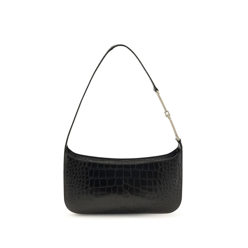 Black Calf Leather Bos Taurus Shoulder Bag