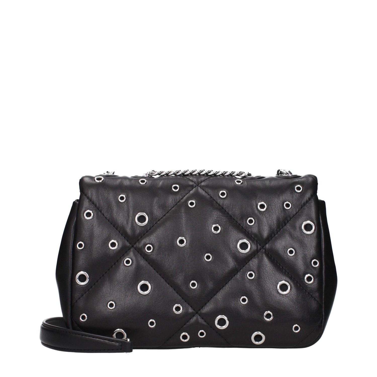 Black Leather Crossbody Bag