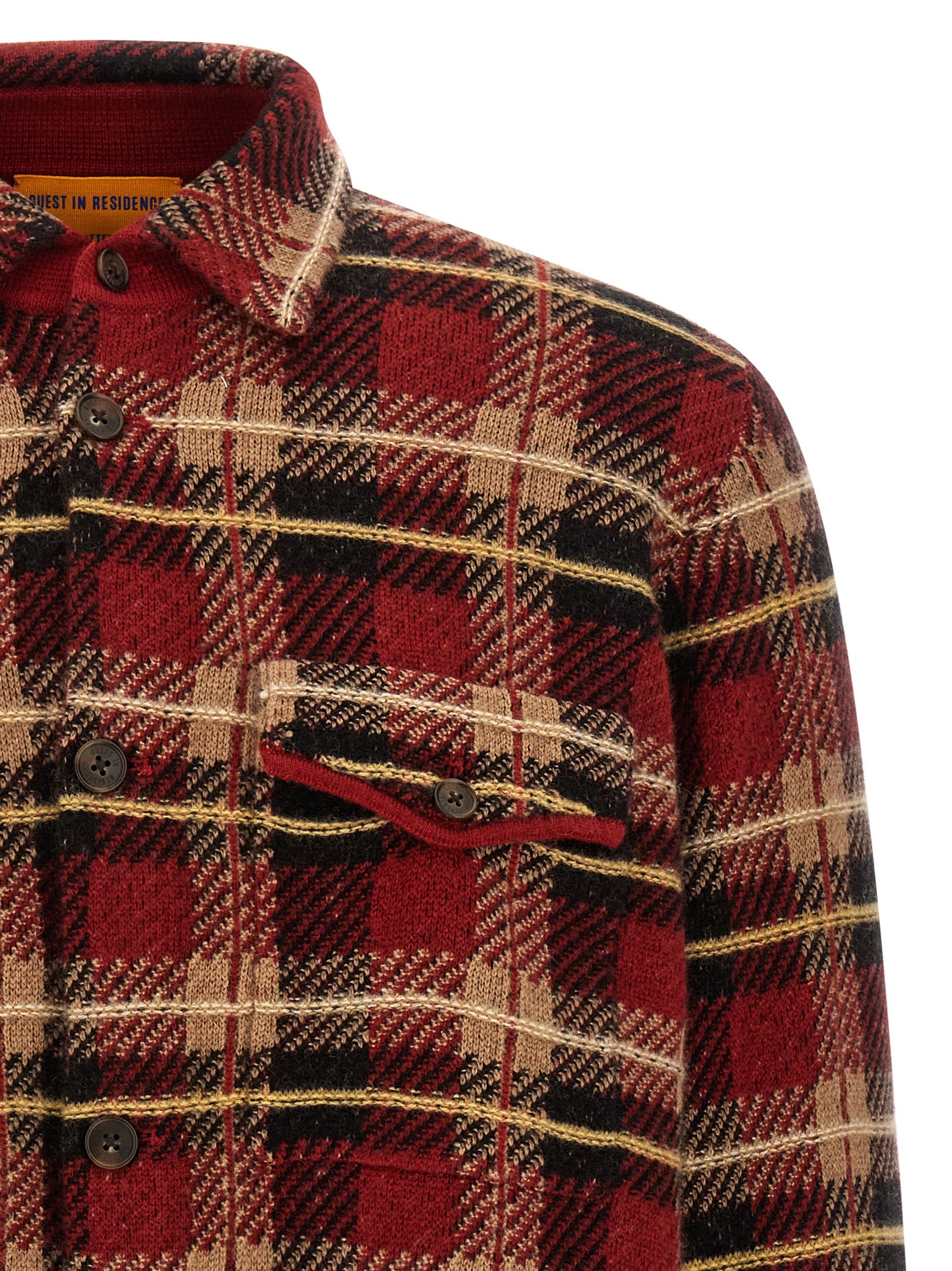 Red Cashmere Blouse