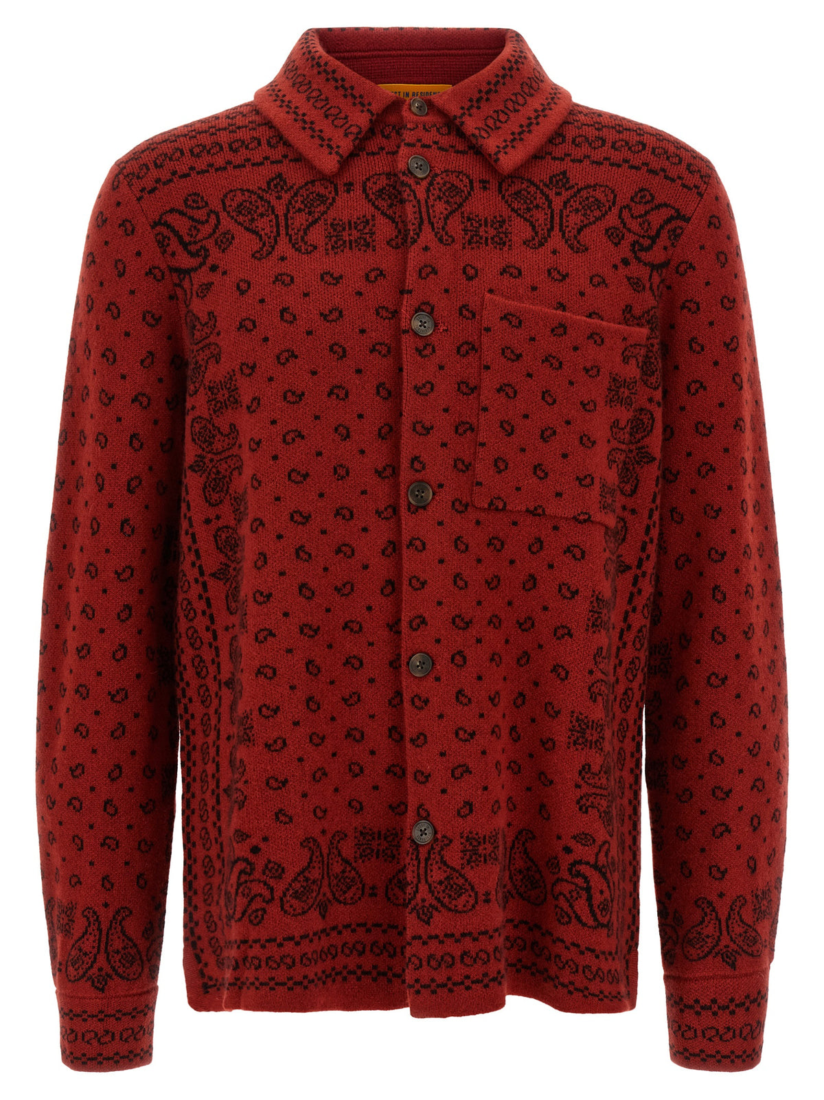 Red Cashmere Blouse