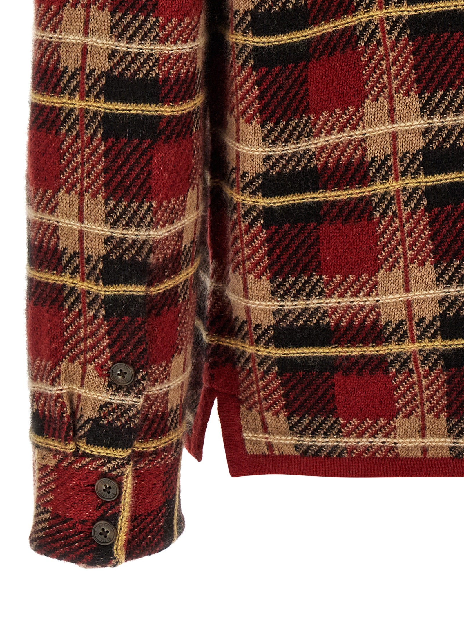 Red Cashmere Blouse