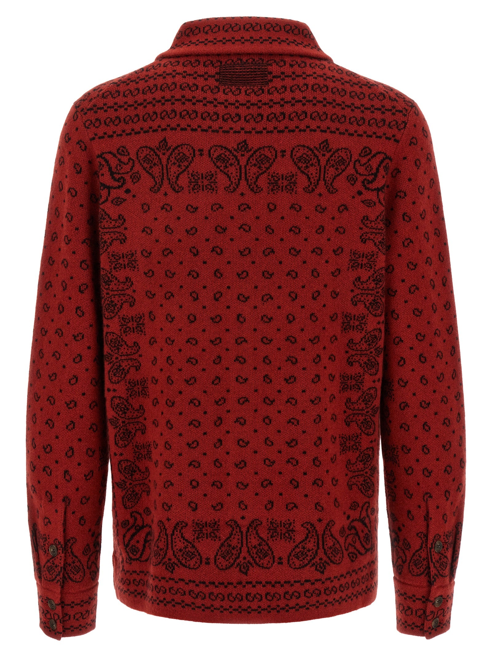 Red Cashmere Blouse