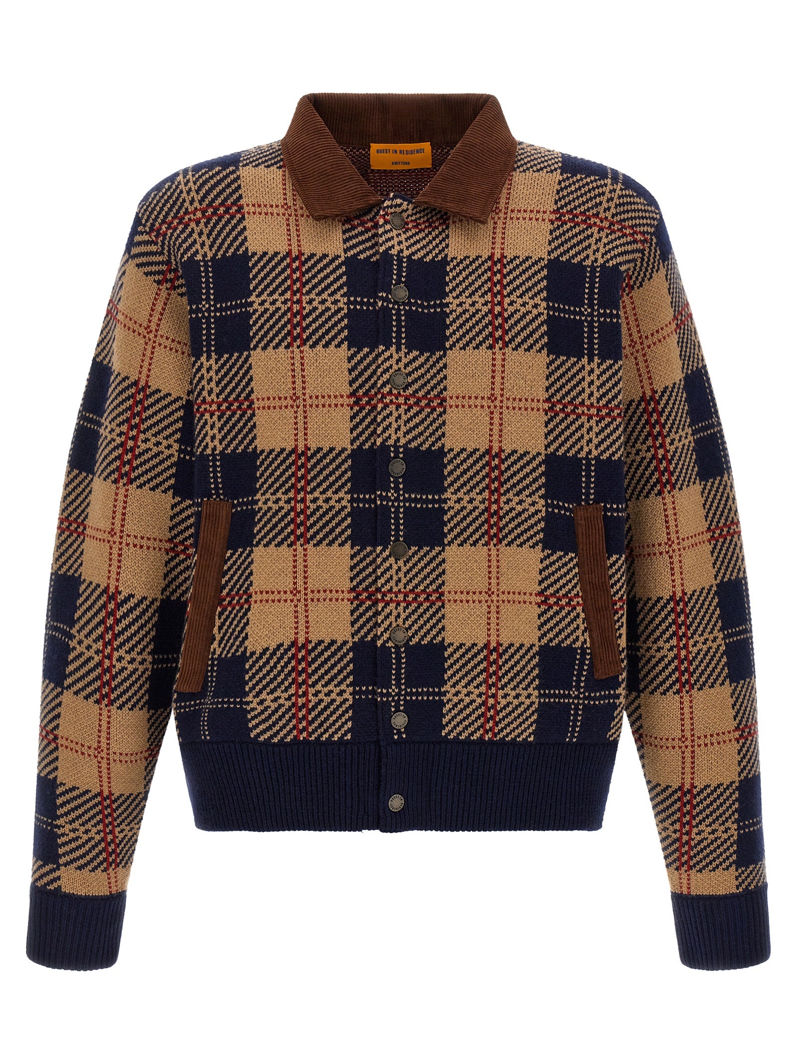 Multicolor Wool Bomber
