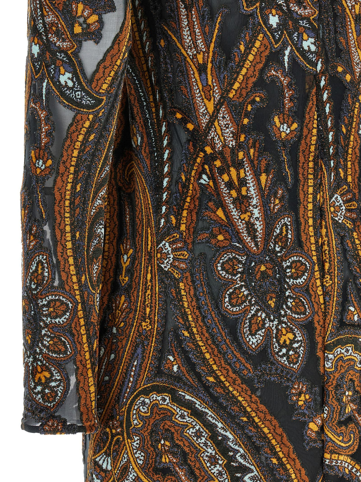 Multicolor Viscose Short Dress