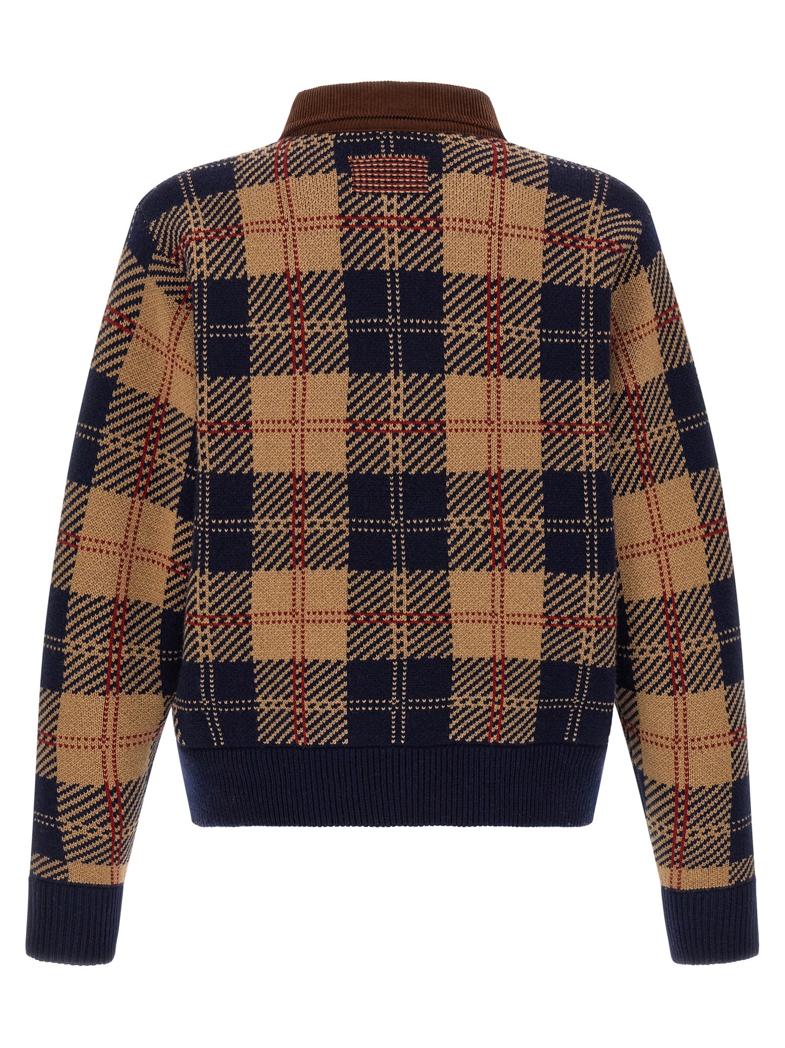 Multicolor Wool Bomber