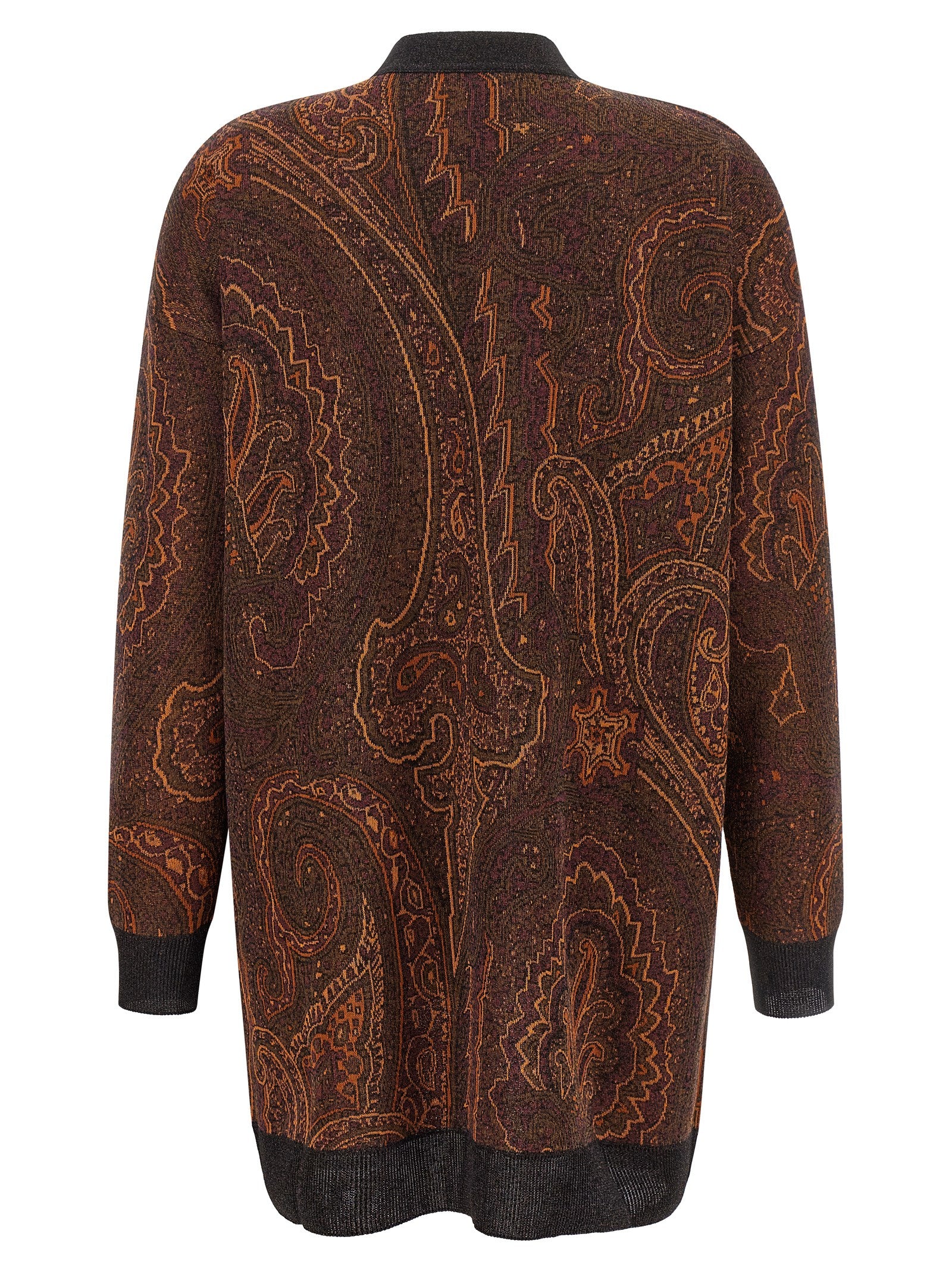 Brown Viscose Cardigan