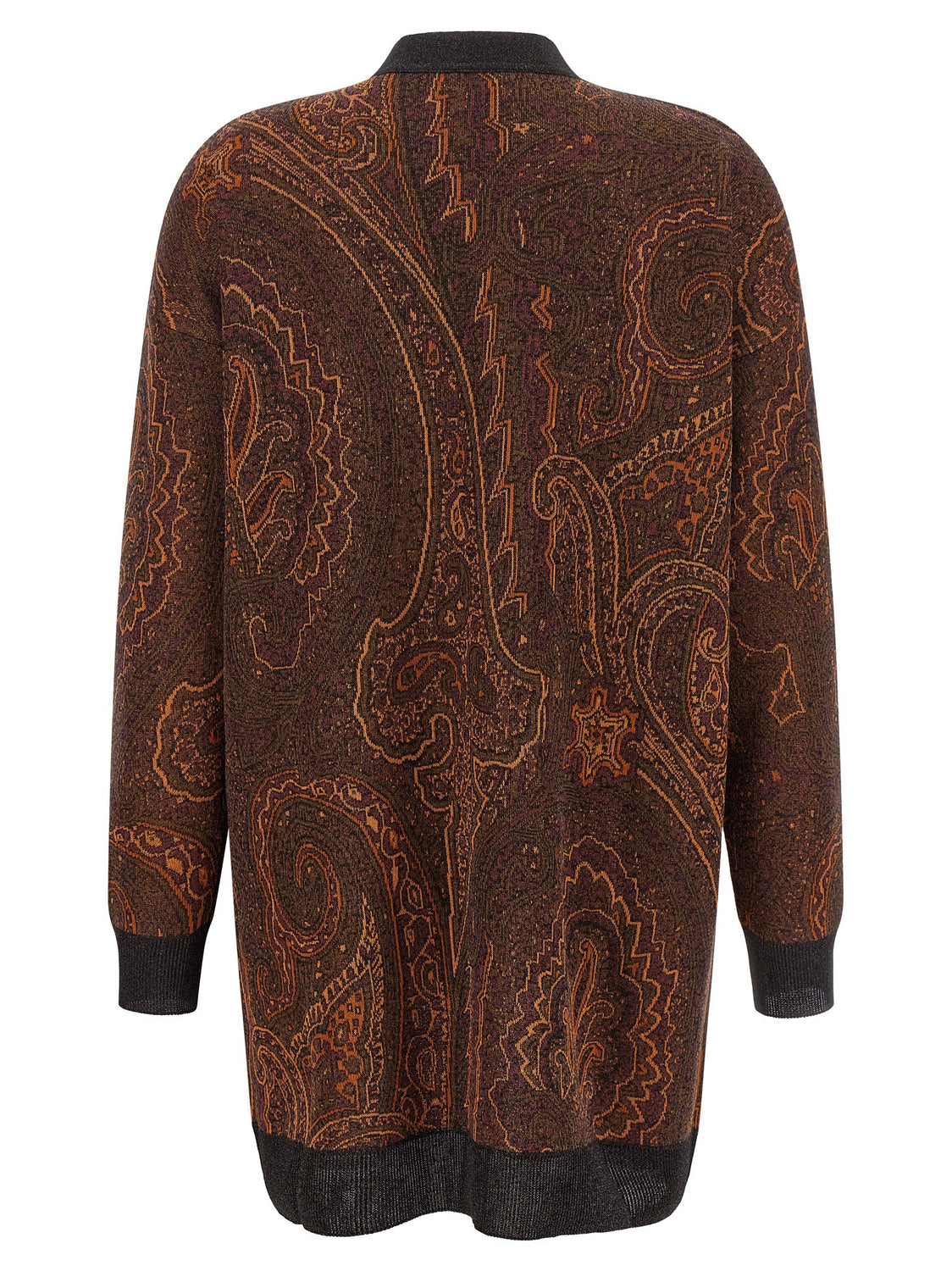Brown Viscose Cardigan