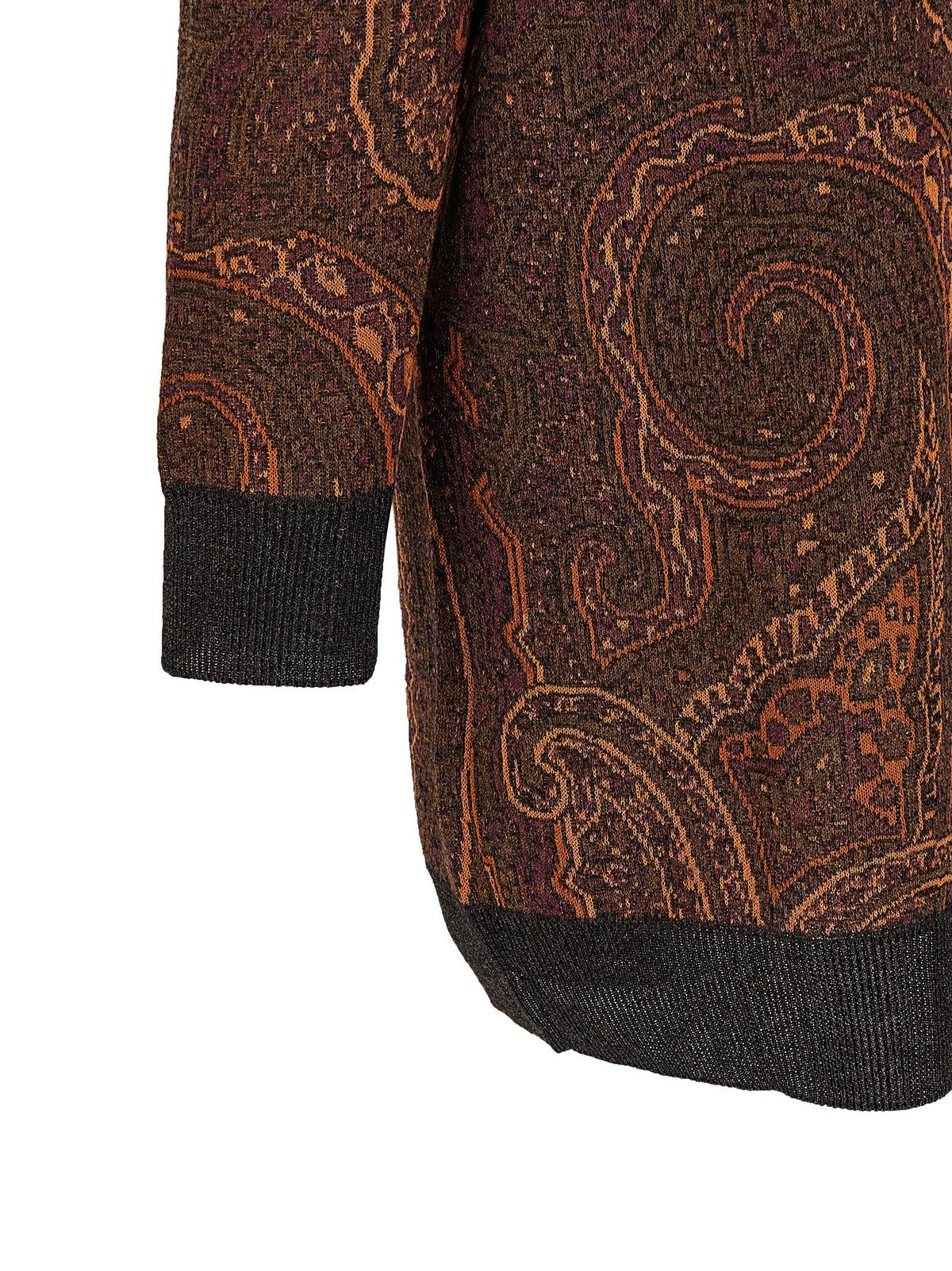 Brown Viscose Cardigan