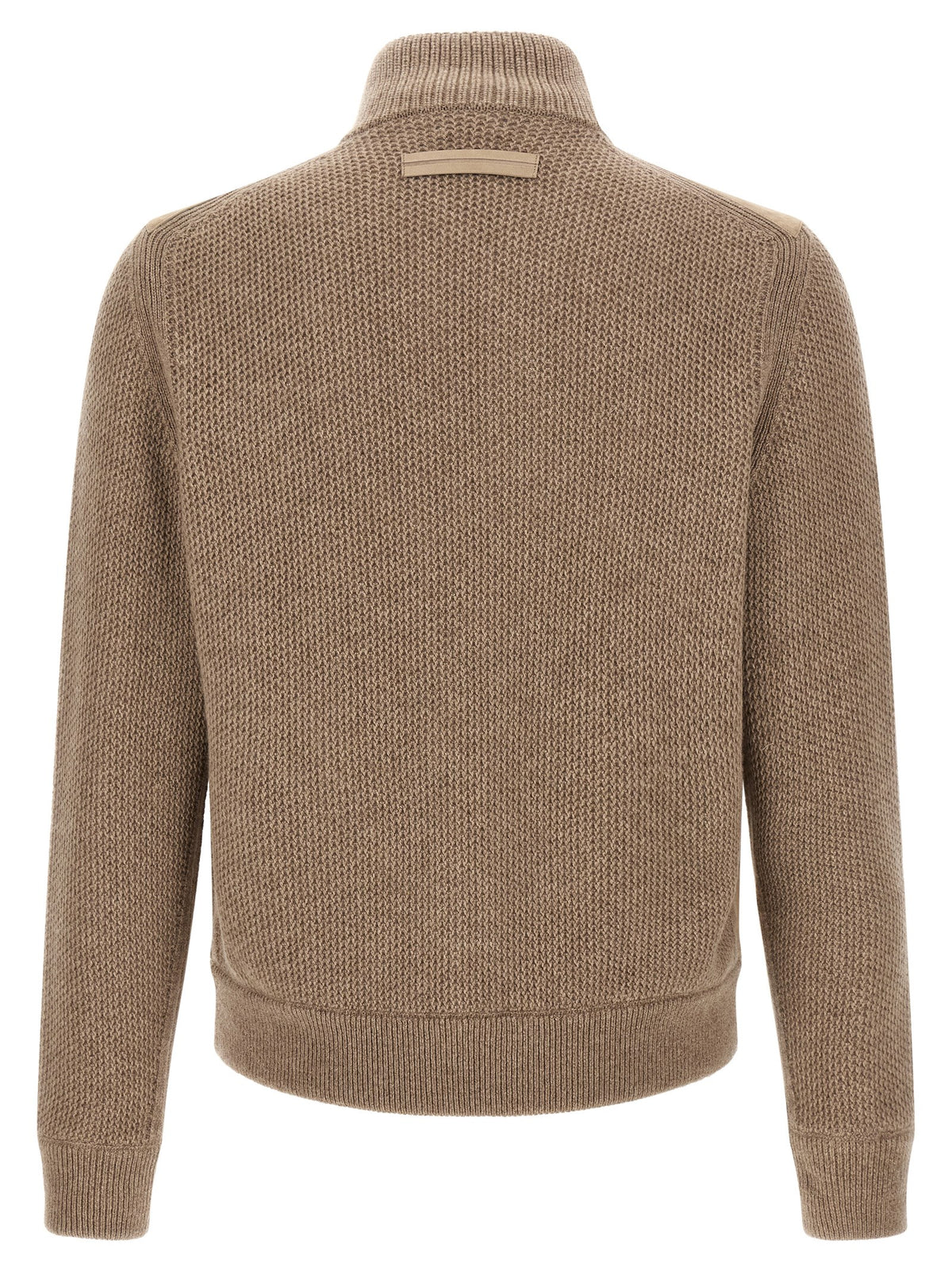 Beige Cashmere Cardigan