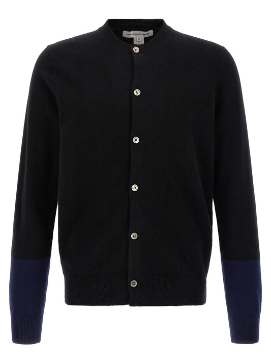Black Wool Cardigan