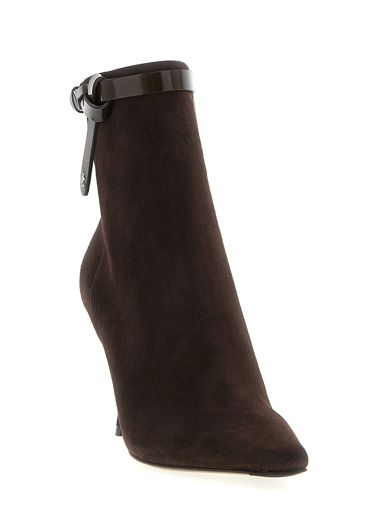 Brown Leather Ankle Boots
