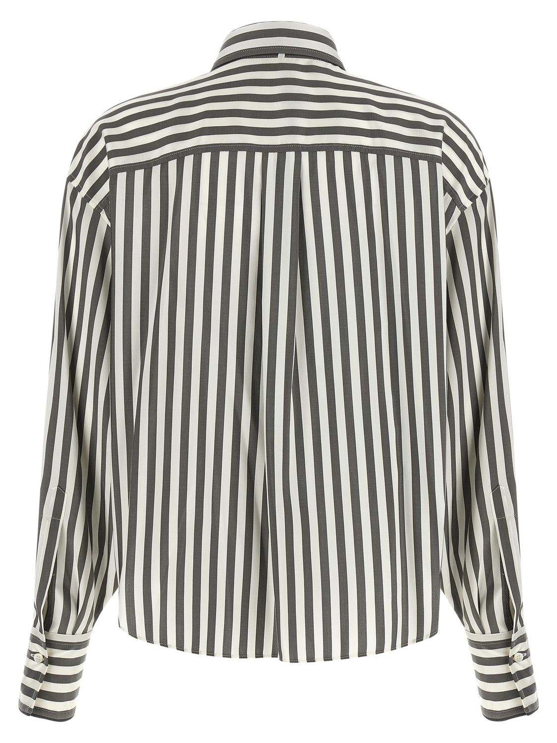Bicolor Silk Blouse