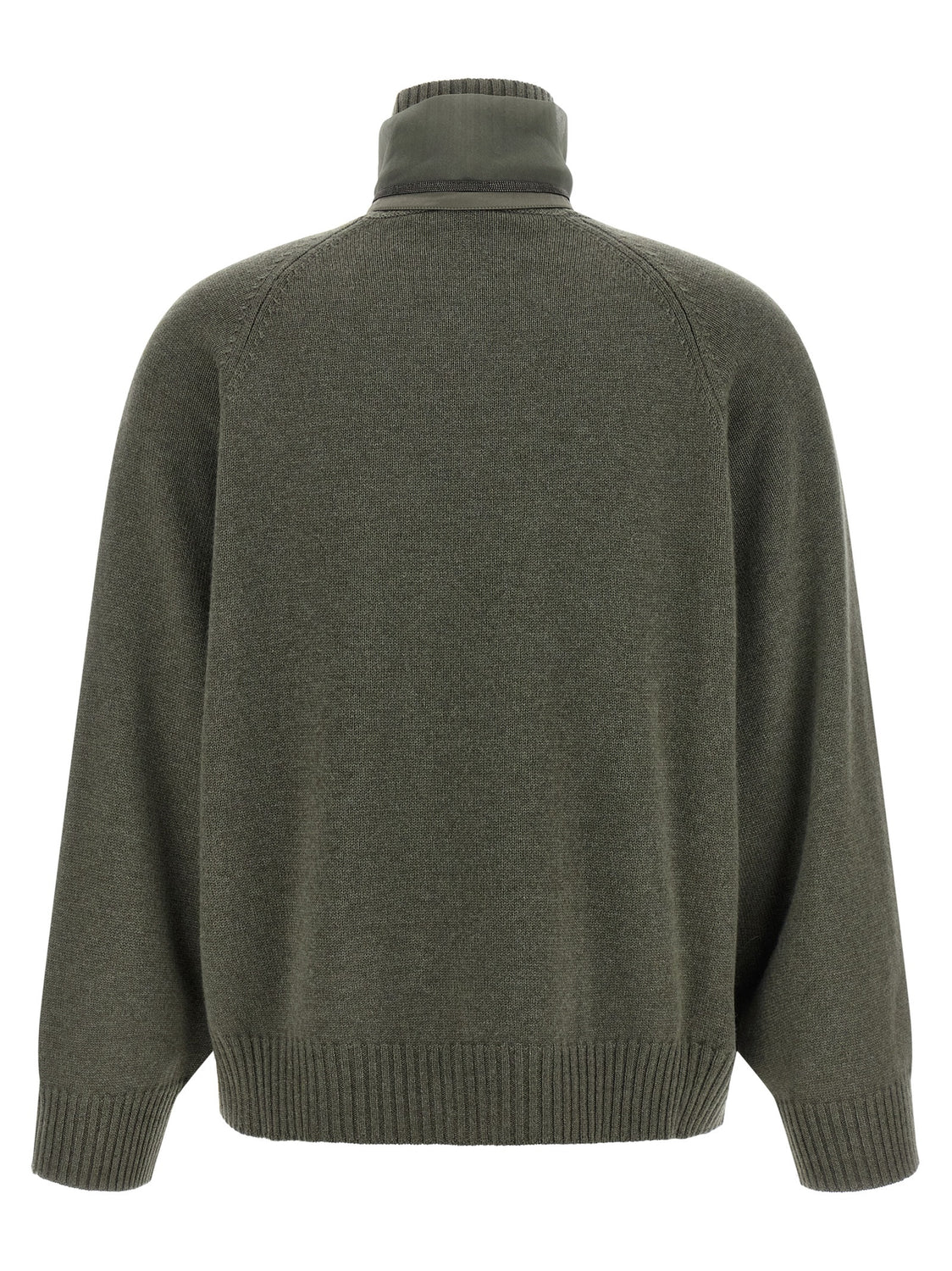 Bicolor Cashmere Cardigan