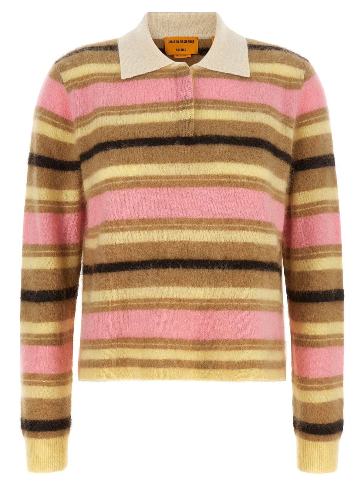 Multicolor Cashmere Polo Shirt