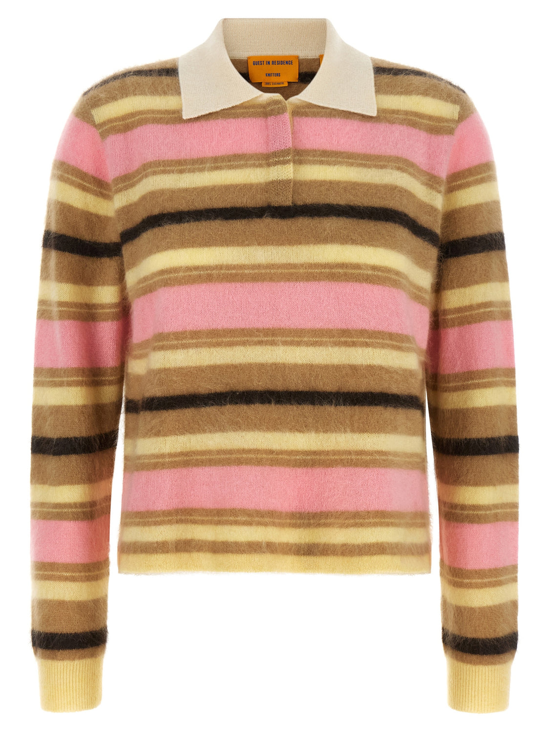 Multicolor Cashmere Polo Shirt