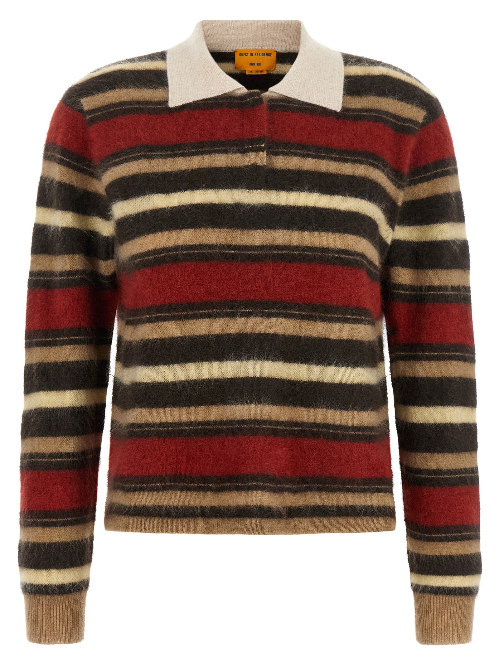Multicolor Cashmere Polo Shirt