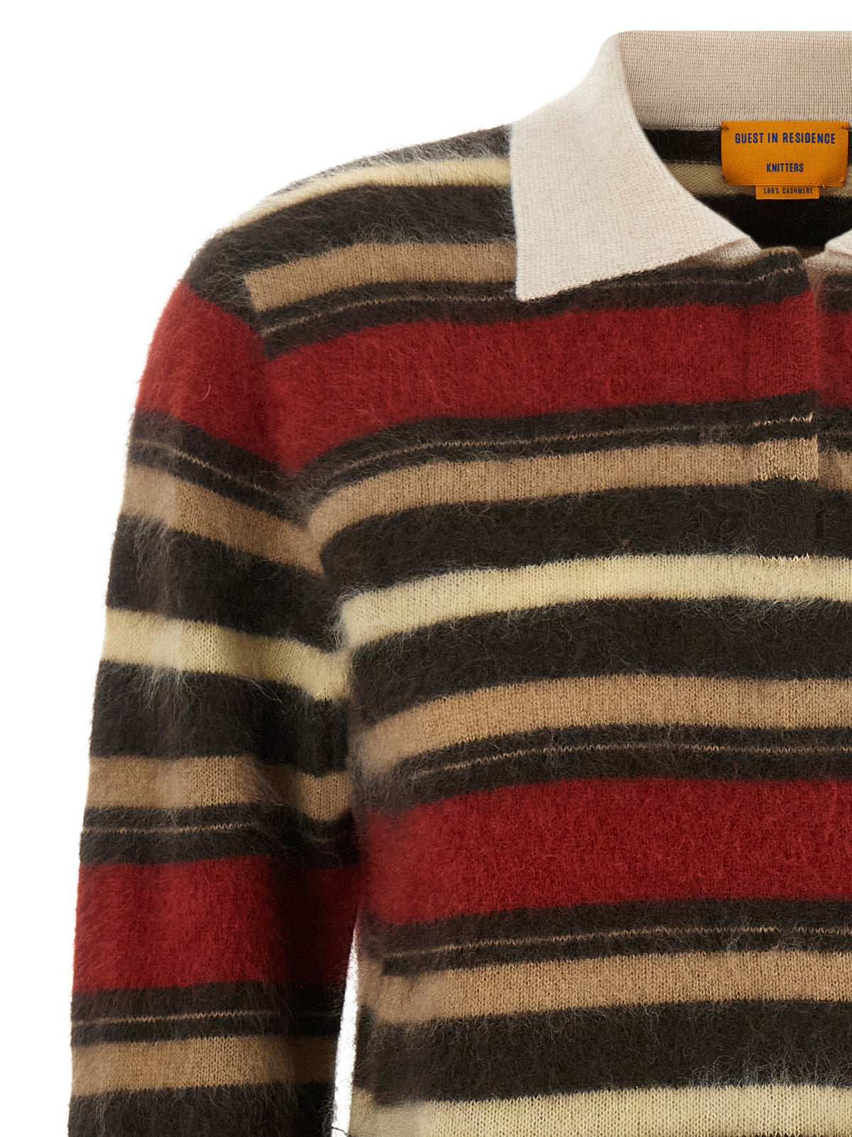 Multicolor Cashmere Polo Shirt