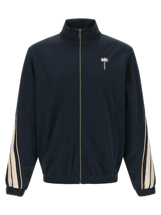 Blue Polyester Sweatshirt