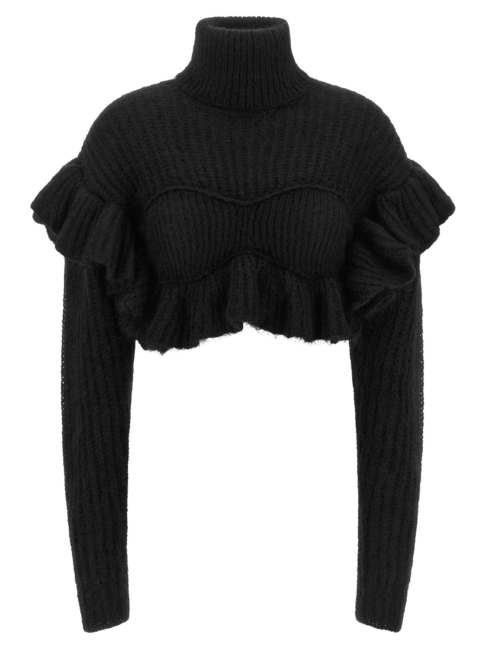 Black Mohair Cardigan