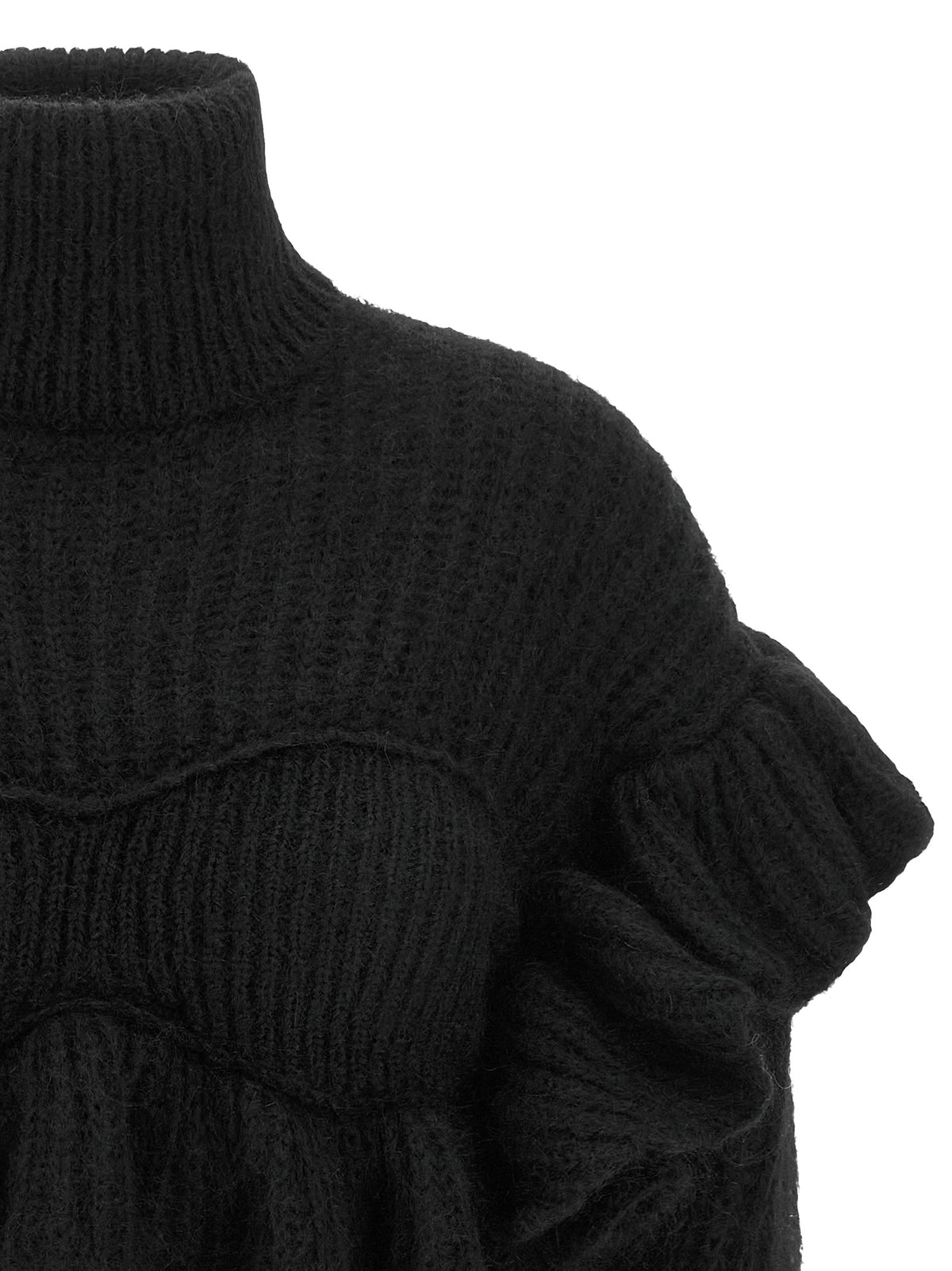 Black Mohair Cardigan
