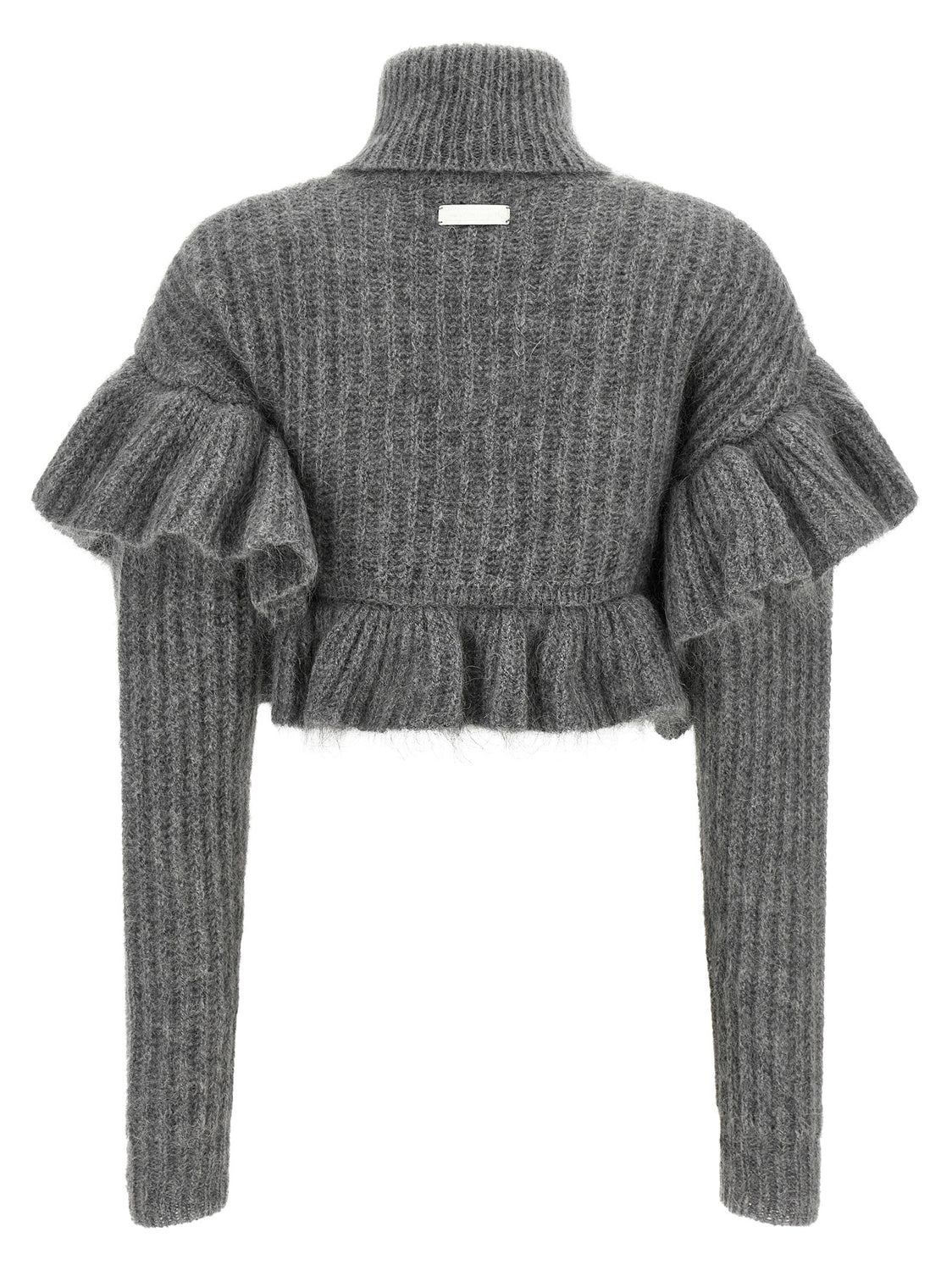 Gray Mohair Cardigan