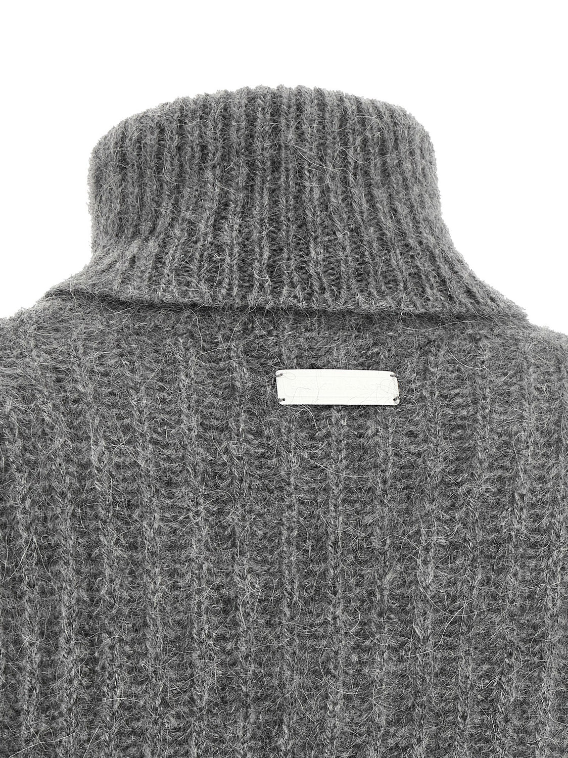 Gray Mohair Cardigan