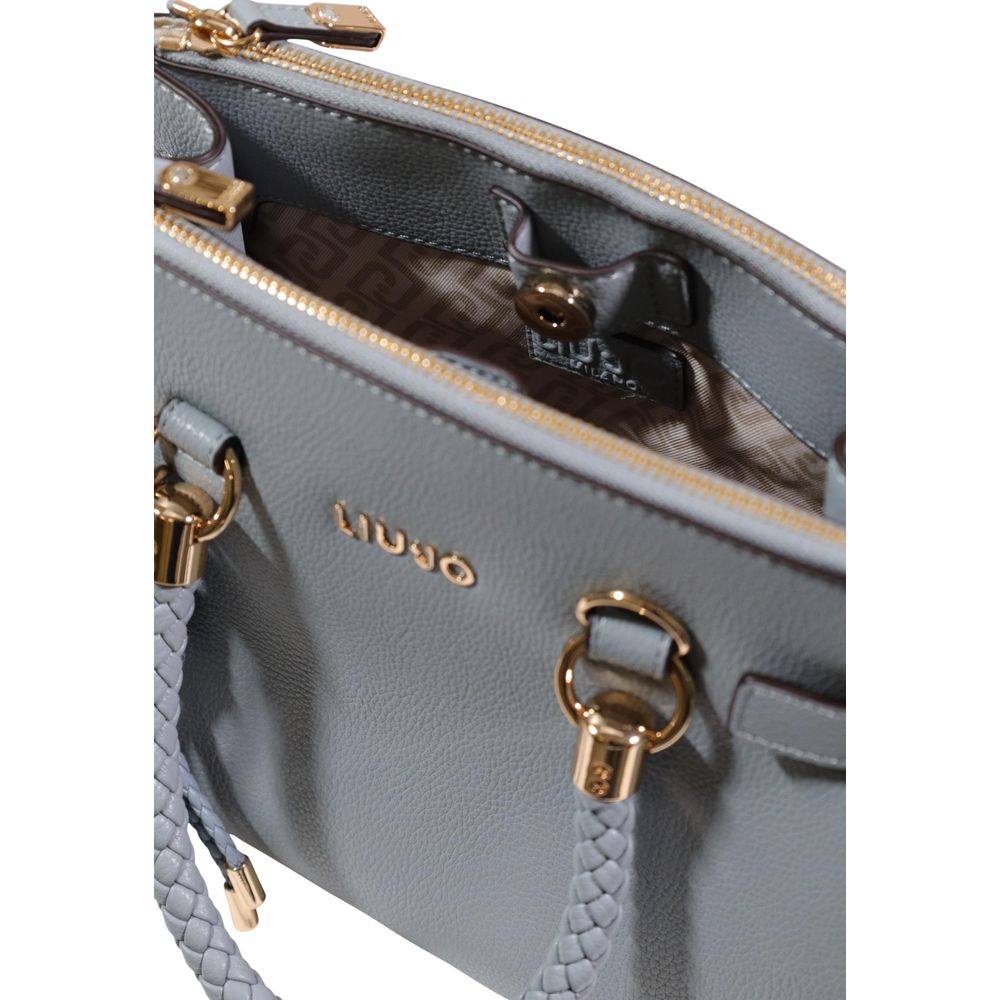 Blue Polyethylene Handbag