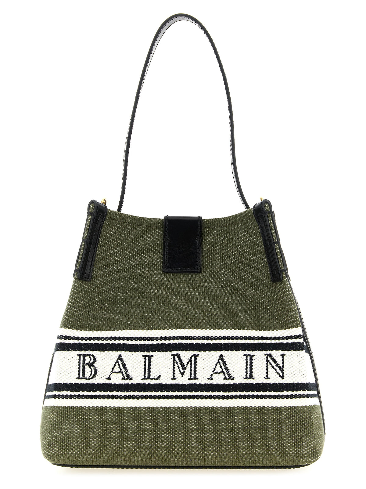 Bicolor Cotton Handbag