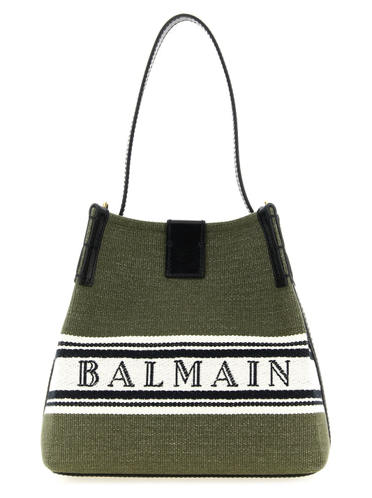 Bicolor Cotton Handbag