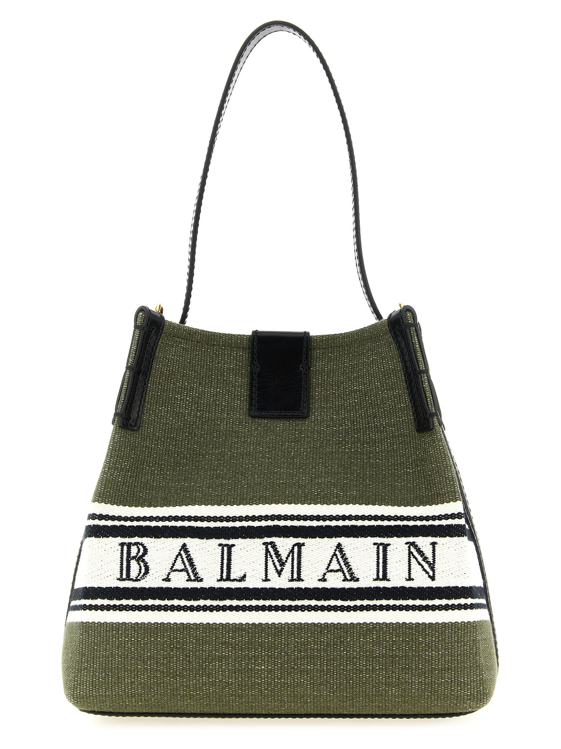 Bicolor Cotton Handbag