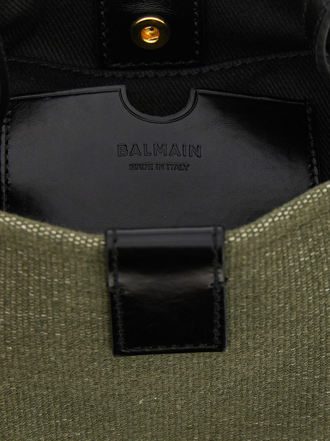 Bicolor Cotton Handbag