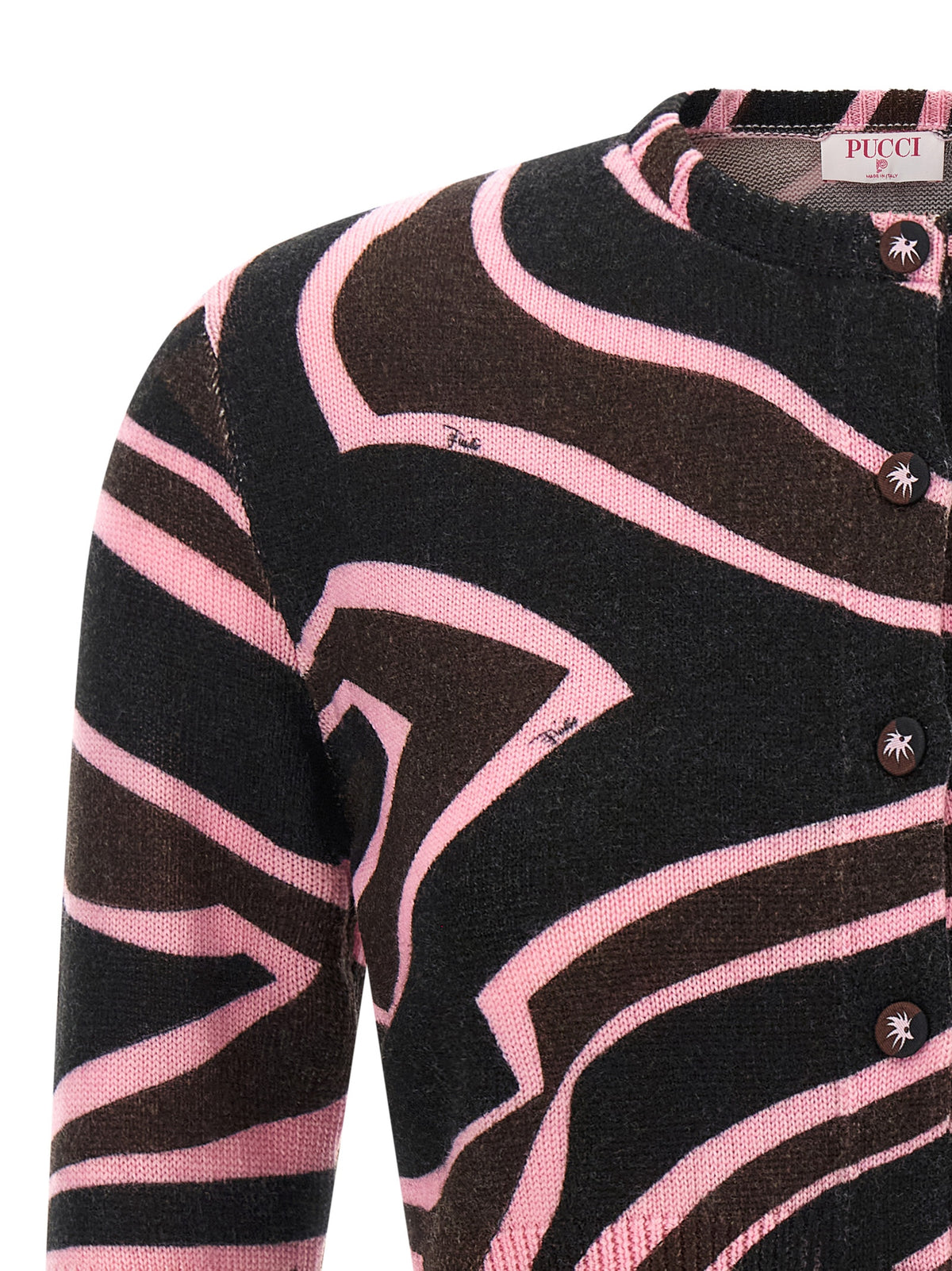 Multicolor Wool Cardigan