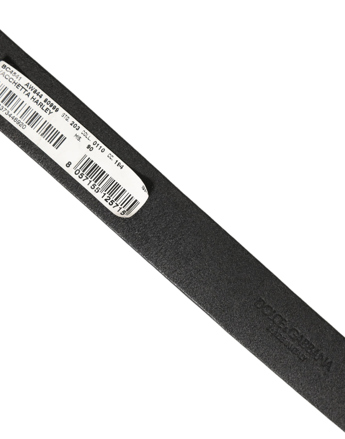 Black Leather Antique Finish Buckle Belt