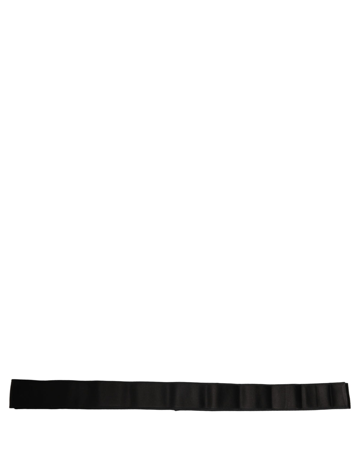 Black Satin Silk Wide Band Waist Cintura Belt
