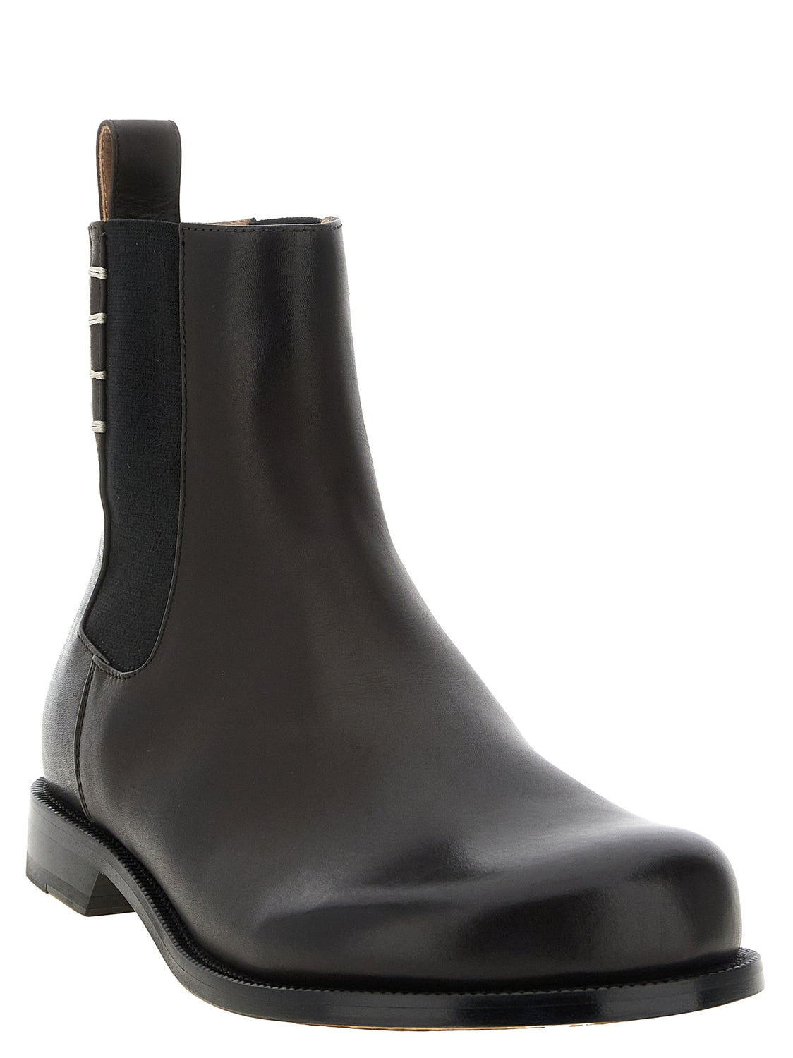 Brown Calfskin Chelsea Boots