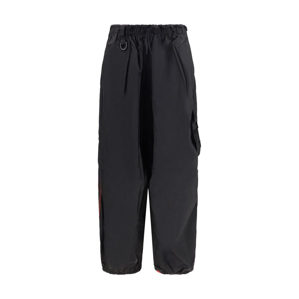 Black Polyamide Cargo Pants