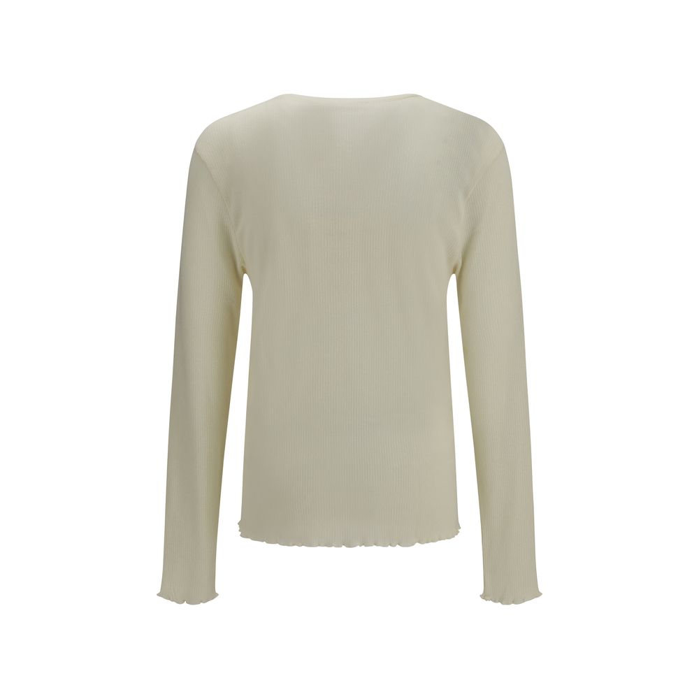 Beige Cotton Sweatshirt