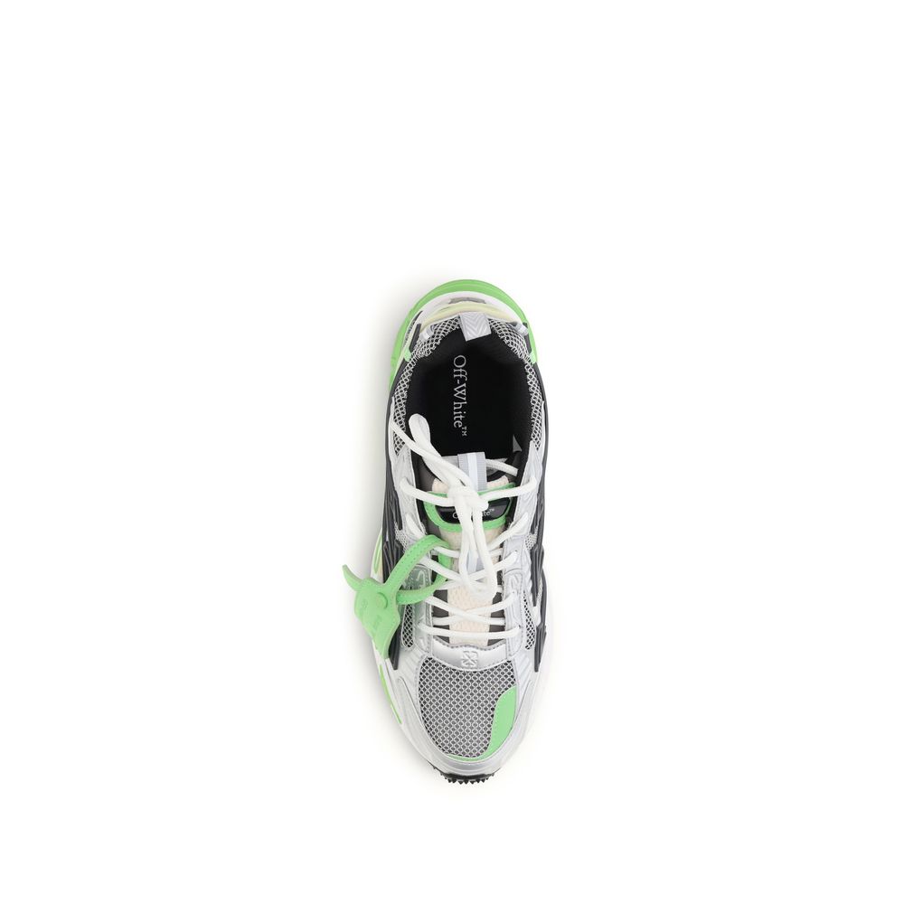 Bicolor Polyethylene Athletic Sneakers