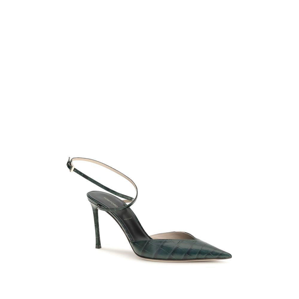 Bicolor Calf Leather Bos Taurus High Heel Pumps