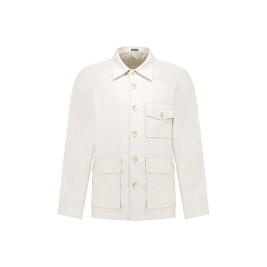 Beige Linen Jacket