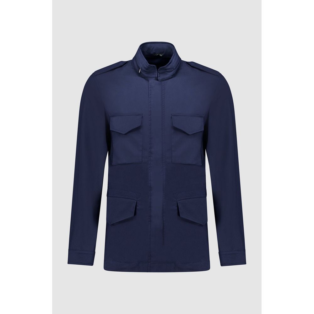Navy Blue Cotton Jacket